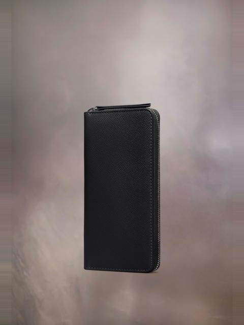 Four stitches zip-around wallet