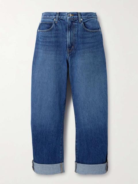 The Bubble high-rise barrel-leg jeans