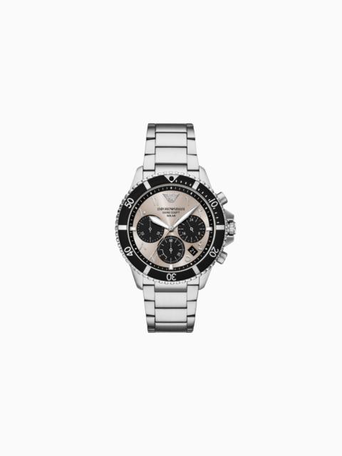 WORLD EXPLORER SOLAR-POWERED CHRONOGRAPH STAINLESS STEEL WATCH