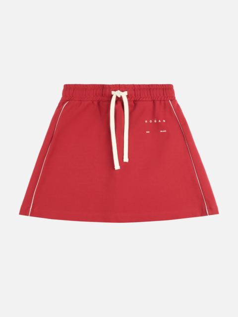 Miniskirt in stretch jersey