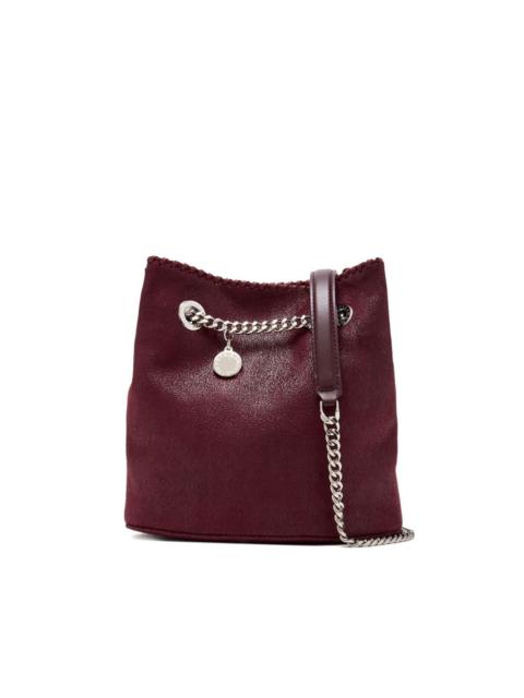 chain-trimmed bucket bag