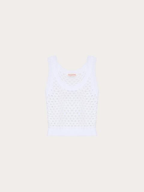 VISCOSE, LUREX AND SEQUIN TOP