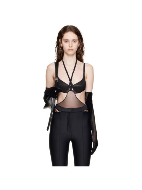 Black Cutout Bodysuit