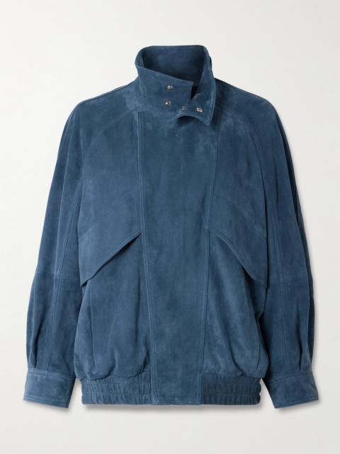 Ariste Oversized Paneled Suede Jacket
