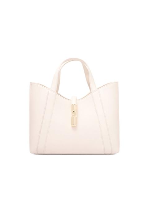 Goccia curved-top clasp tote bag