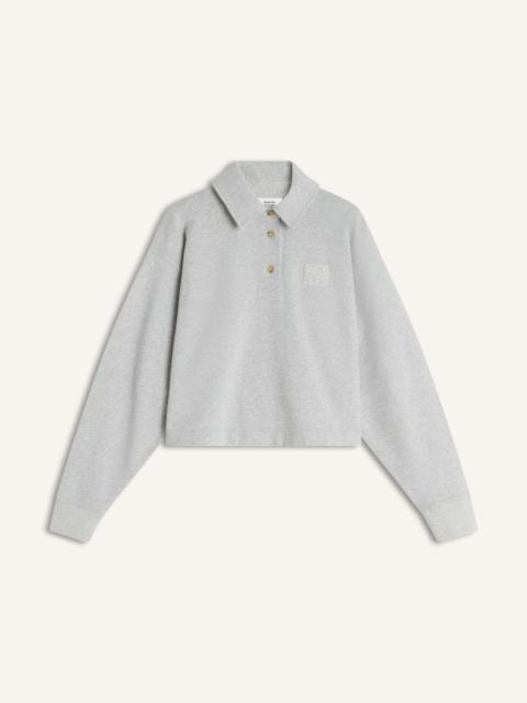 MAISON KITSUNE STAMP POLO SWEATSHIRT