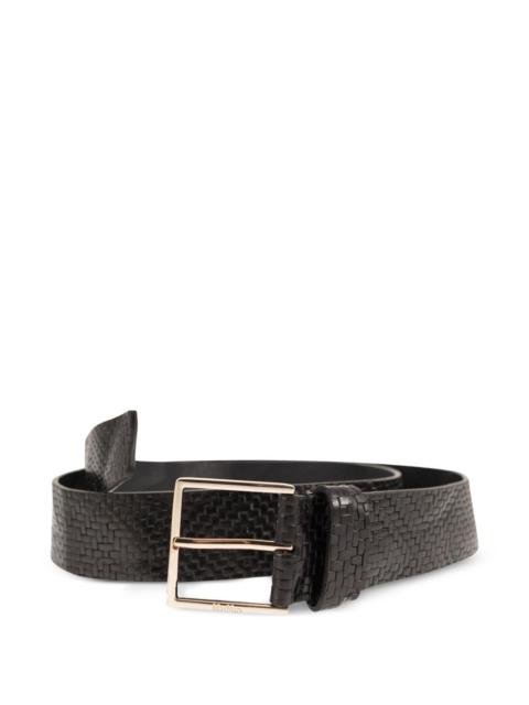 Leather belt