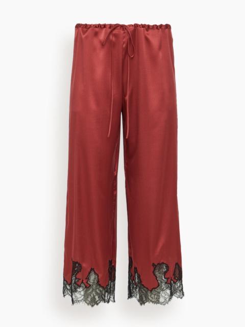 Giselle Pajama Pant in Brick Dust