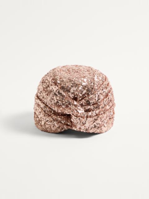 SEQUINNED TURBAN