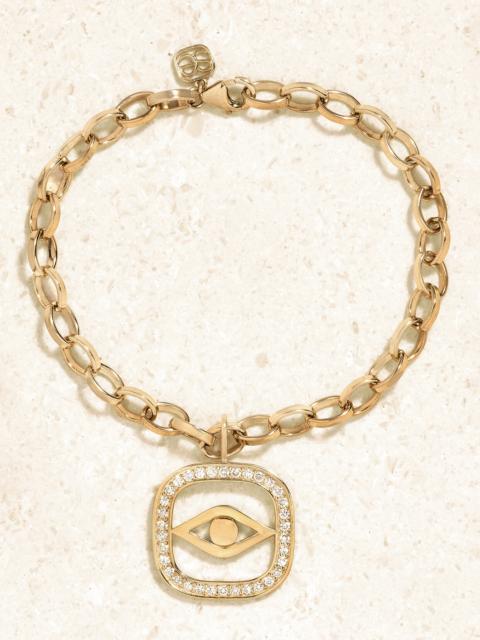 14-karat Gold Diamond Bracelet