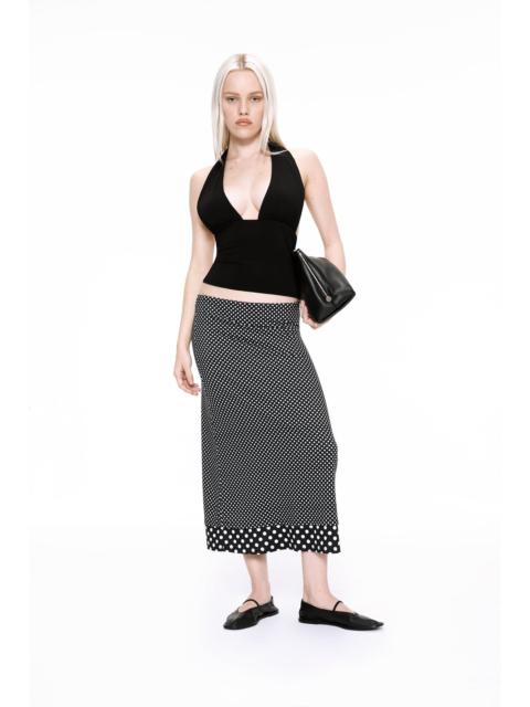MARIA SKIRT - BLACK AND WHITE POLKA DOT