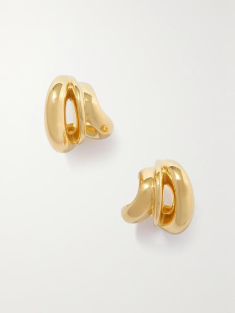 + Net Sustain Dollop Recycled Gold Vermeil Hoop Earrings