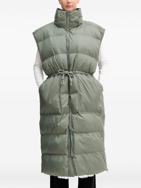 hooded drawstring coat