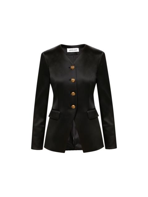 CYNTHIA SATIN TAILORED JACKET