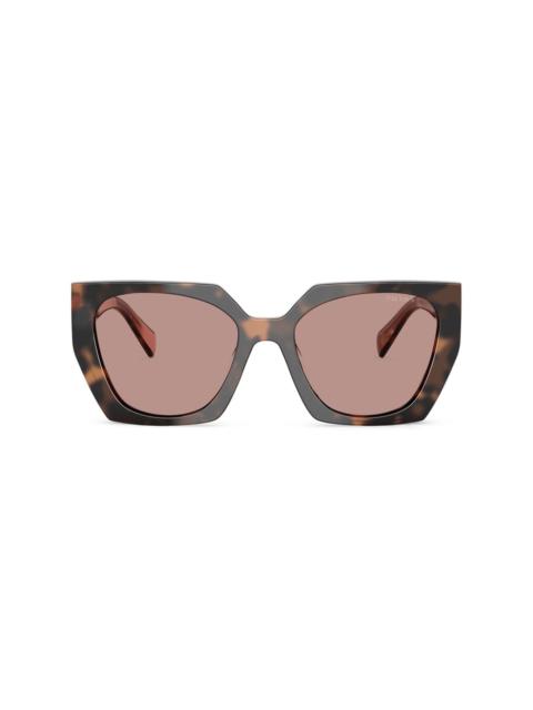 geometric-frame sunglasses