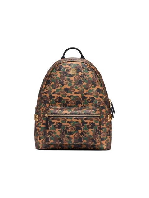 MCM x BAPE Stark Backpack Medium Visetos Camo