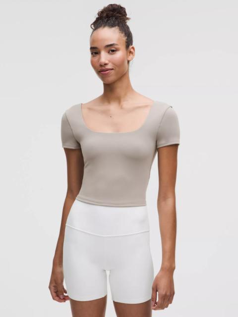 Wunder Under SmoothCover Square-Neck T-Shirt