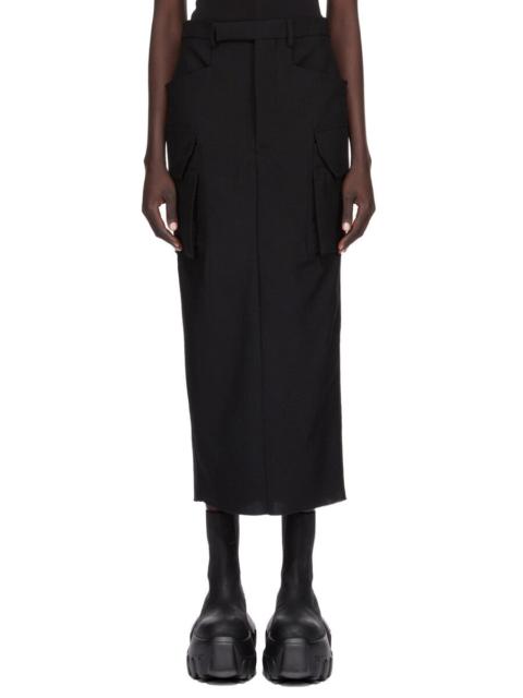 cargo pocket wool skirt