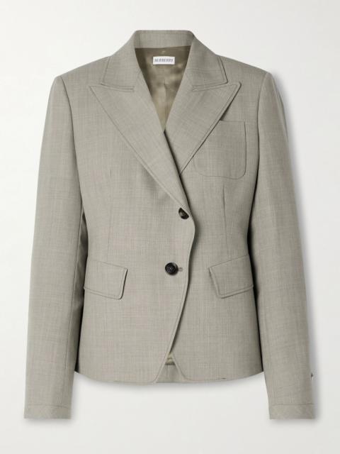Wool blazer Green
