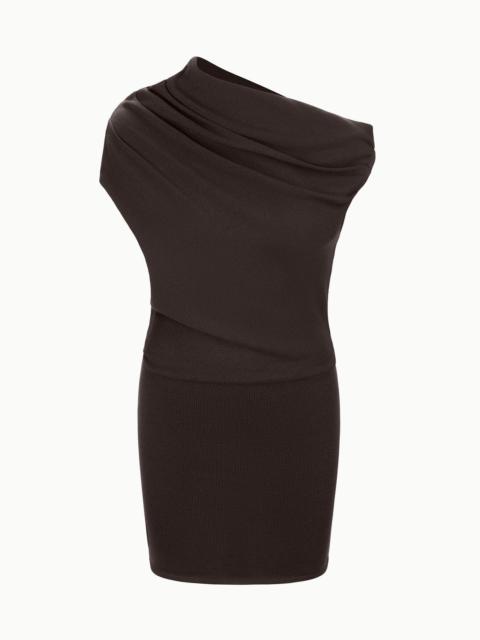 STAUD MABEL MINI DRESS EARTH