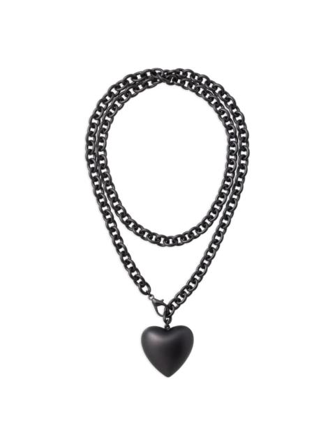 The Puffy Heart chain necklace
