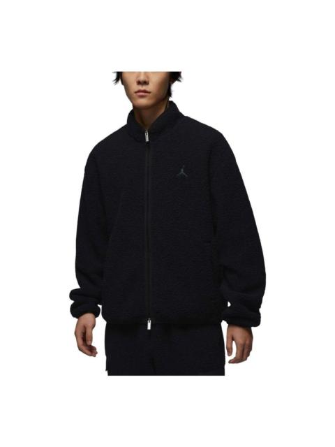 Air Jordan Flight High-Pile Fleece Jacket Asia Sizing 'Black' FV7449-010