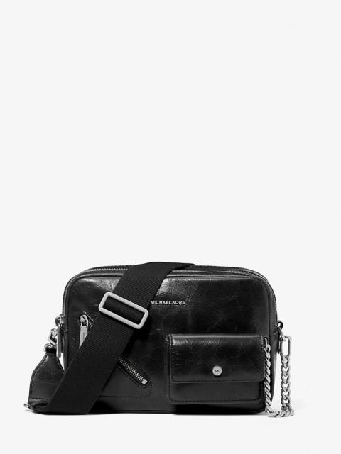 Bryant Medium Leather Camera Crossbody Bag With Card Case