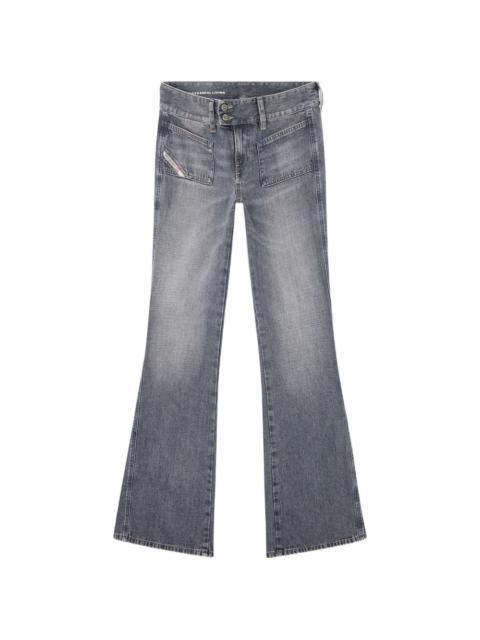 D-Hush 09n83 double-button bootcut jeans