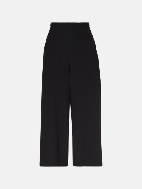Pat high-rise crêpe culottes