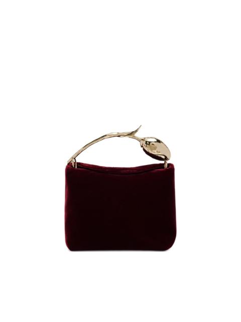 mini Bloom velvet bag