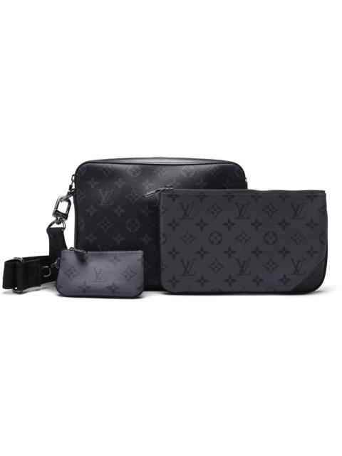 Louis Vuitton Trio Messenger Monogram Eclipse Reverse Gray