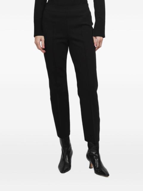 seam-detail trousers