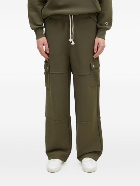 flap-pocket track pants