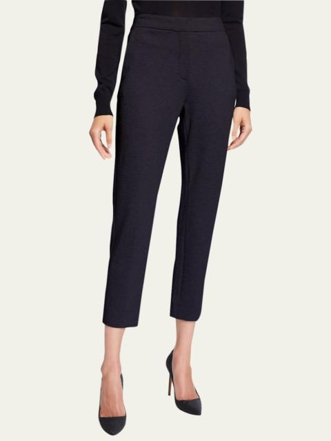 Jersey Zip-Front Pants