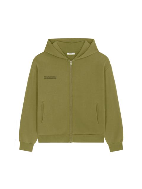 Womens DNA Heavyweight Zipped Hoodie - Highland Green
