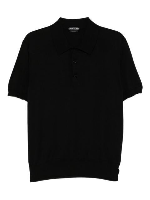 short-sleeves cotton polo shirt