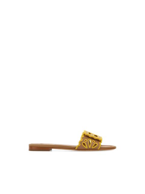 Baguette leather sandals