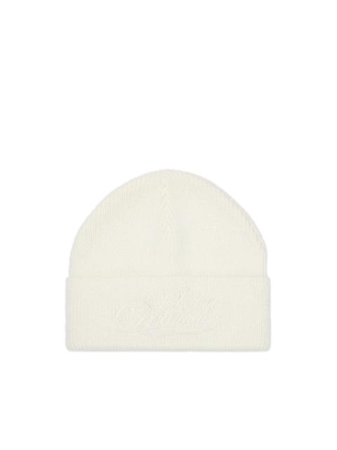 embroidered beanie