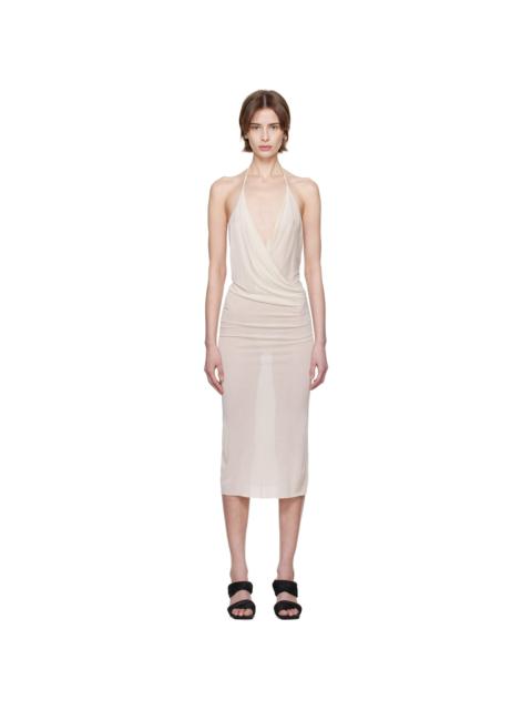 Off-White Hollywood Draped Dress