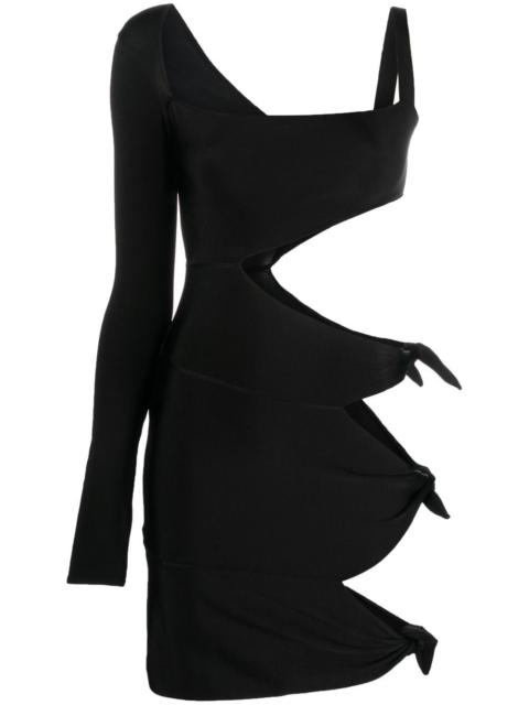 cut out-detail mini dress