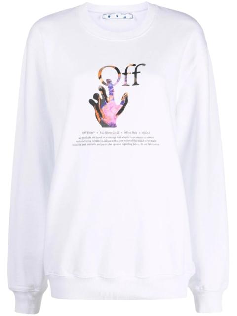Caravaggio Hand logo-print sweatshirt