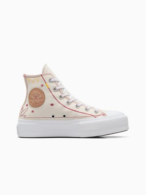 Chuck Taylor All Star Lift Platform Western Stitch