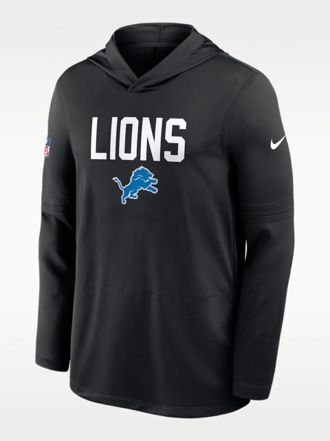 Detroit Lions Pass Accuracy Men's Nike Dri-FIT NFL Long-Sleeve Hooded Top