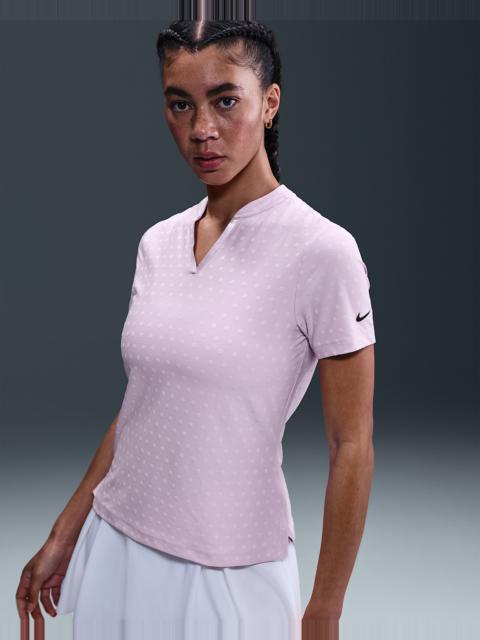 Nike Tour Women's Dri-FIT Short-Sleeve Blade Jacquard Golf Polo