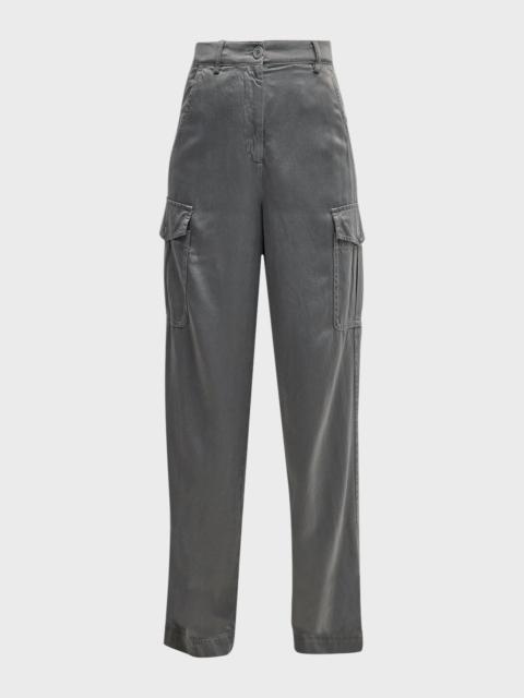 Pandos Wide-Leg Cargo Pants
