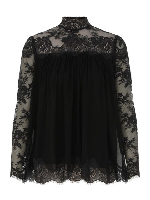 HYPNOTIC LACE YOKE TOP