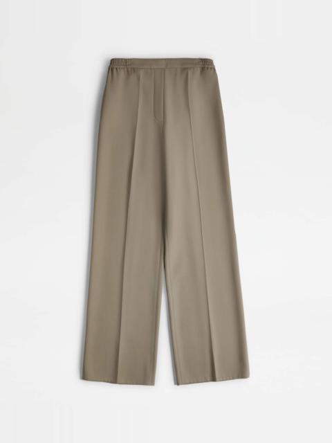 PANTS IN WOOL - BEIGE