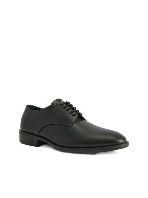 leather lace-up oxford shoes