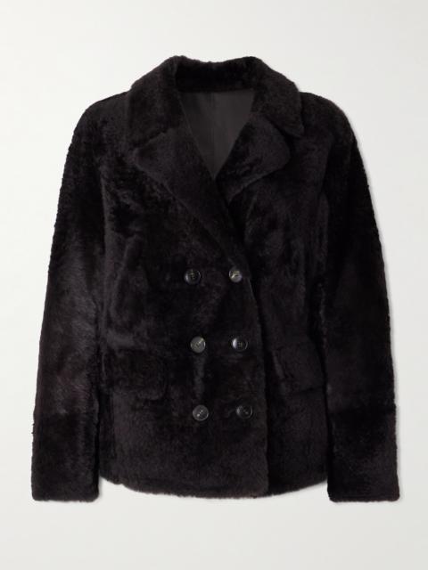 Double-breasted Shearling Jacket