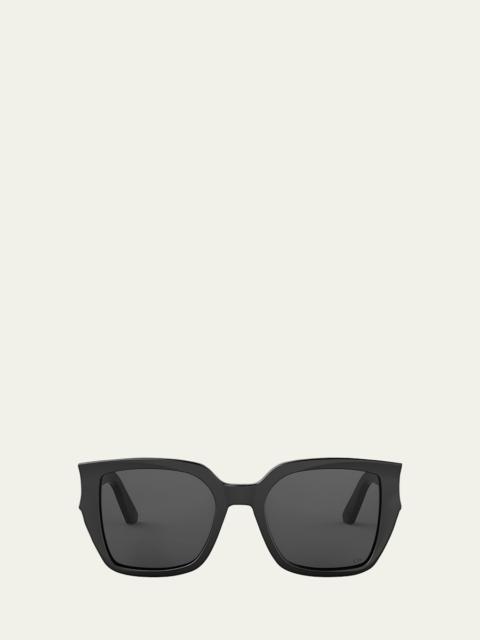 DiorGlow S1I Square Acetate Sunglasses